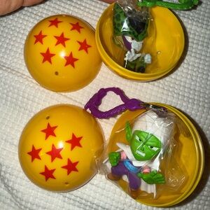 Dragon Ball Z Yellow Star Ball Toy Set bundle of 2 rare collectors item sealed